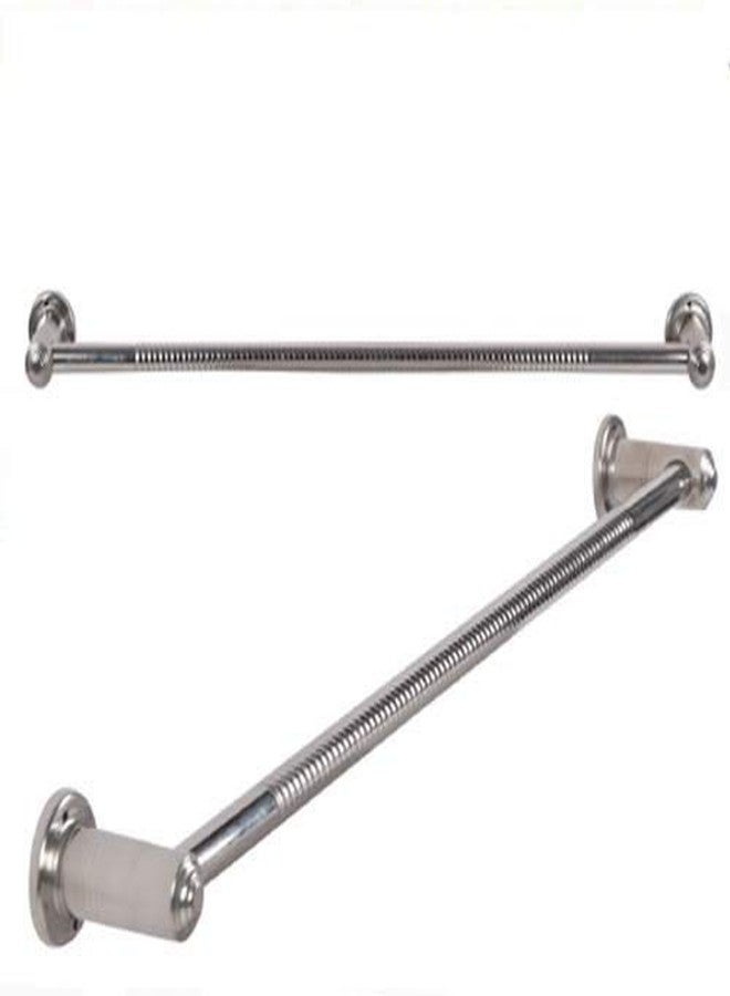 SHRUTI (Saloni) Heavy Duty Twisted Stainless Steel Bathroom Towel Rod/Towel Stand/Towel Holder/Towel Rack for Routine use of Bathroom Accessories - 1 Foot Long (1651) - Image 1